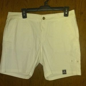 Ana twill shorts white size 10